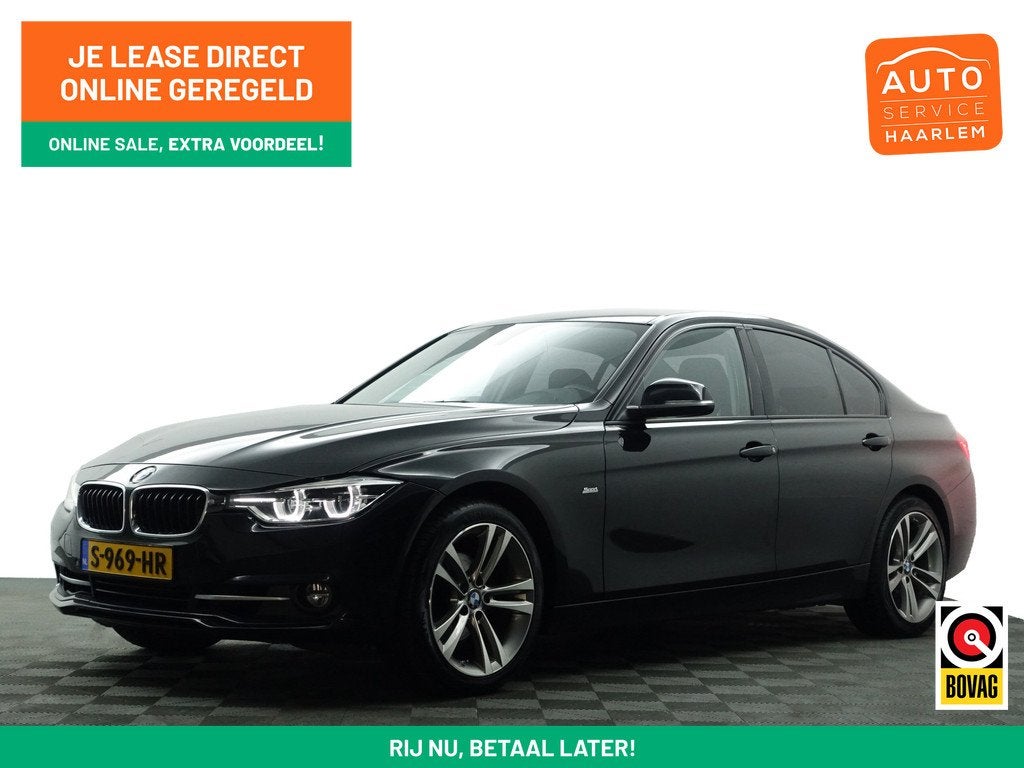 BMW 3 Serie 318i High Executive Aut- Xenon Led, Sport Interi, Auto's, BMW, Automaat, Met garantie (alle), Zwart, Origineel Nederlands