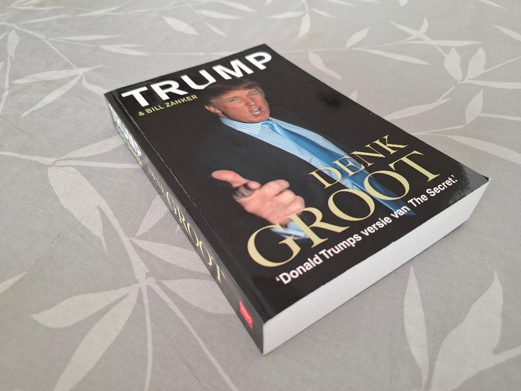 TRUMP: DENK GROOT, Ophalen of Verzenden, Zo goed als nieuw, Donald Trump, Overige onderwerpen