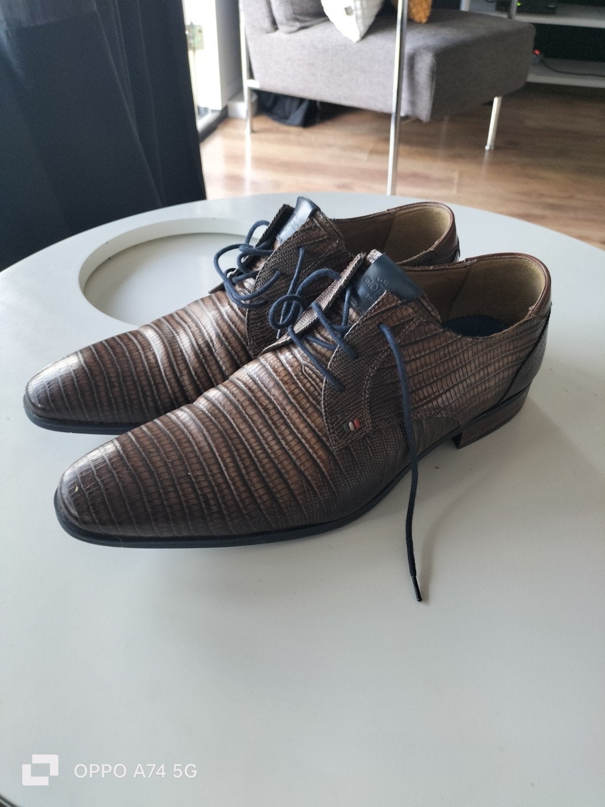 Mooie bruine klassieke Giorgio schoenen maat 44, Ophalen of Verzenden