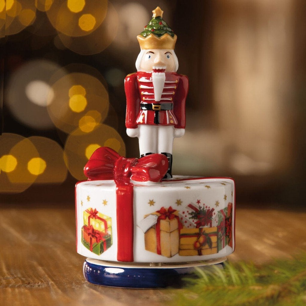 Villeroy & Boch Nostalgic melody Notenkraker speeldoos 15cm, Diversen, Ophalen of Verzenden, Nieuw