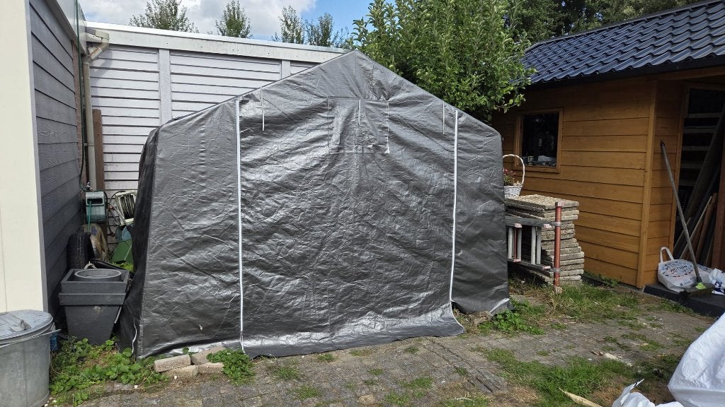 Schuurtent, Ophalen, Gebruikt