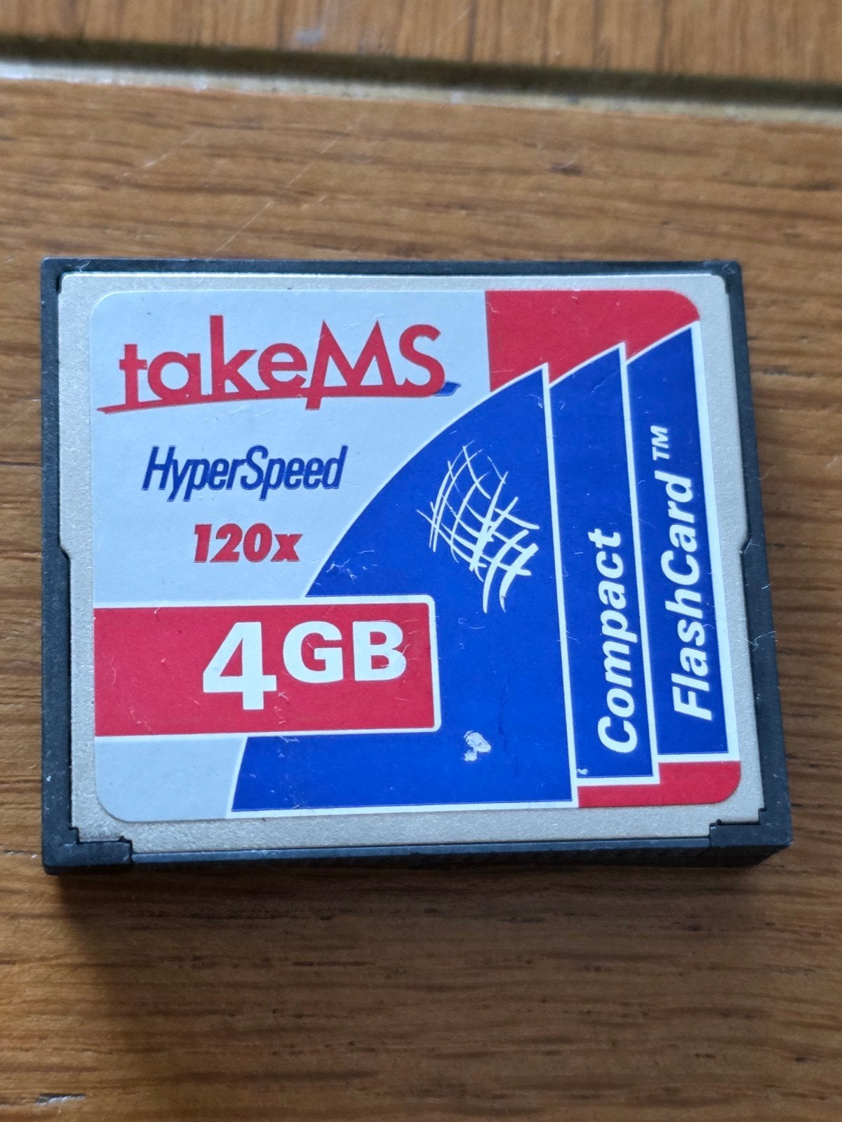 takeMS HyperSpeed 4GB Compact Flash Card, Audio, Tv en Foto, Fotografie | Geheugenkaarten, Gebruikt, Ophalen of Verzenden, TakeMS