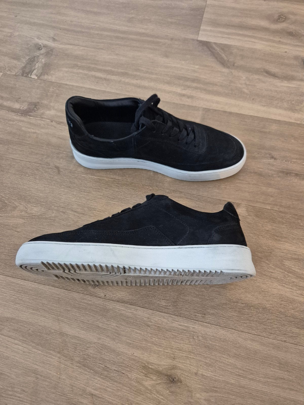 Filling Pieces Zwarte nubuck leer sneakers - Maat 42, Kleding | Heren, Schoenen, Ophalen of Verzenden, Zo goed als nieuw, Zwart