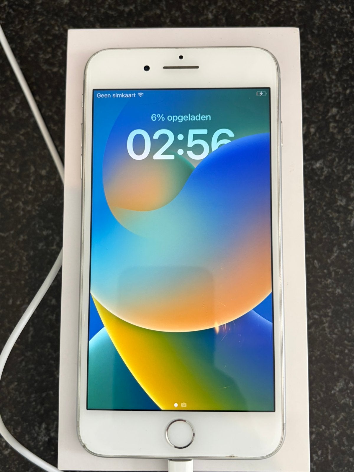 iPhone 8 Plus - wit - 64gb - accu 77%, Ophalen, Gebruikt, IPhone 8 Plus, Wit