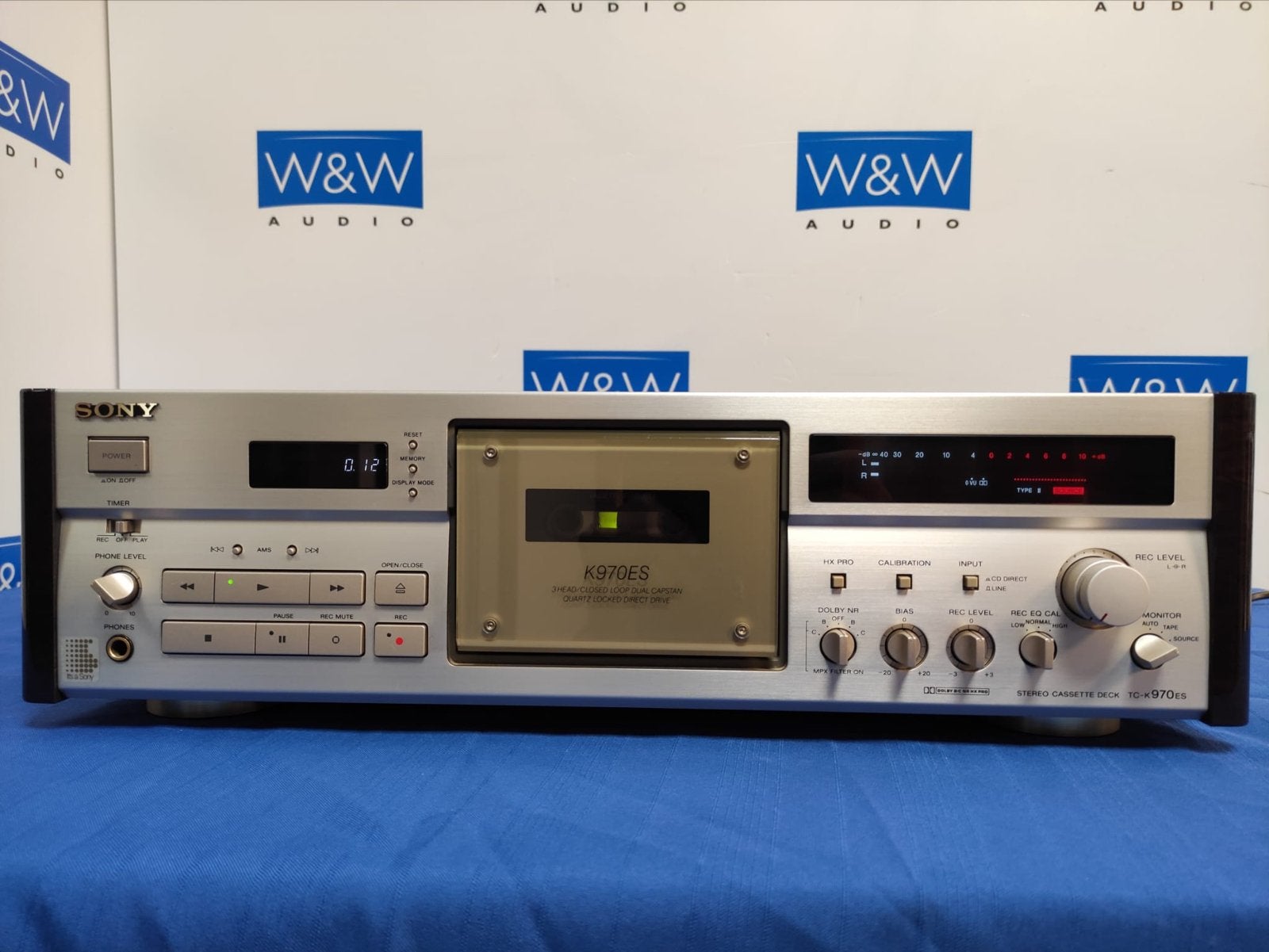 Sony TC-K970ES Cassette Deck - Topmodel ES-serie, ., Tiptoetsen, Enkel, Ophalen of Verzenden