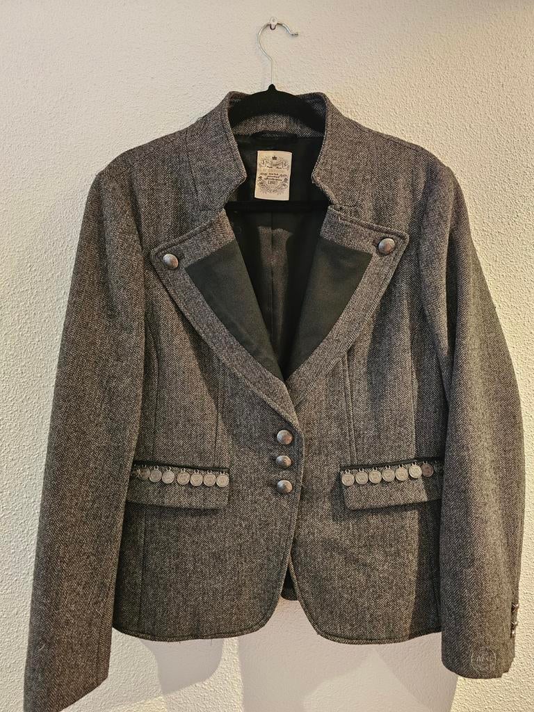 McGregor blazer, maat L, antraciet, Kleding | Dames, Jassen | Zomer, Zo goed als nieuw, Grijs, Ophalen