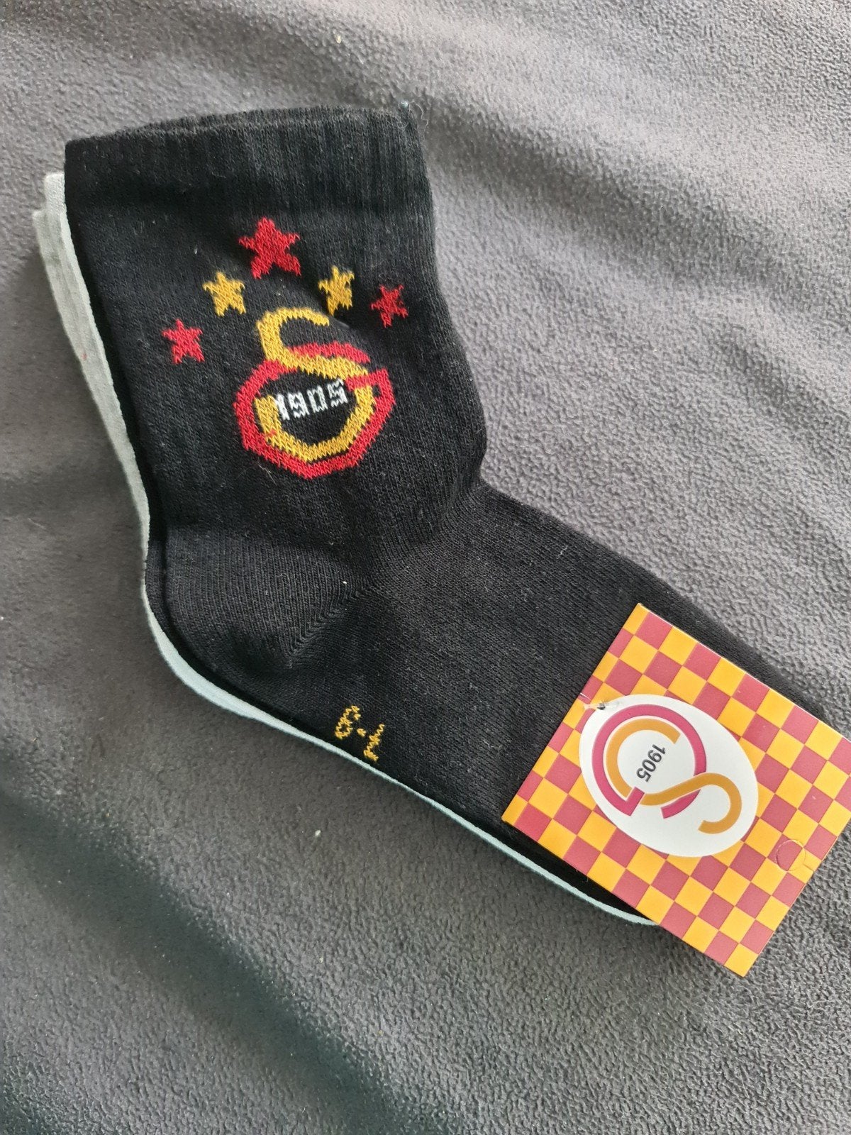 Nieuw Galatasaray sokken 3 paar zwart wit grijs 7-9 jaar, Kinderen en Baby's, Ophalen of Verzenden, Nieuw, Jongen of Meisje, Sokken
