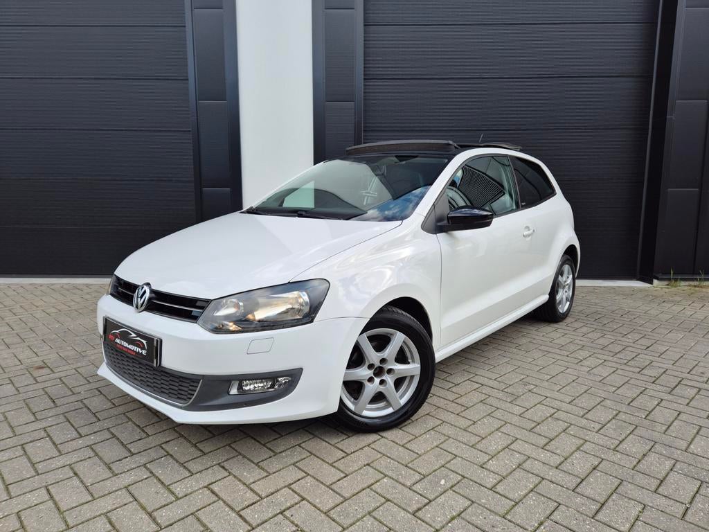 Volkswagen Polo 1.4i/3 deurs/Pano/Cruise Control/Pdc/Airco, Voorwielaandrijving, Stof, Zwart, 4 cilinders