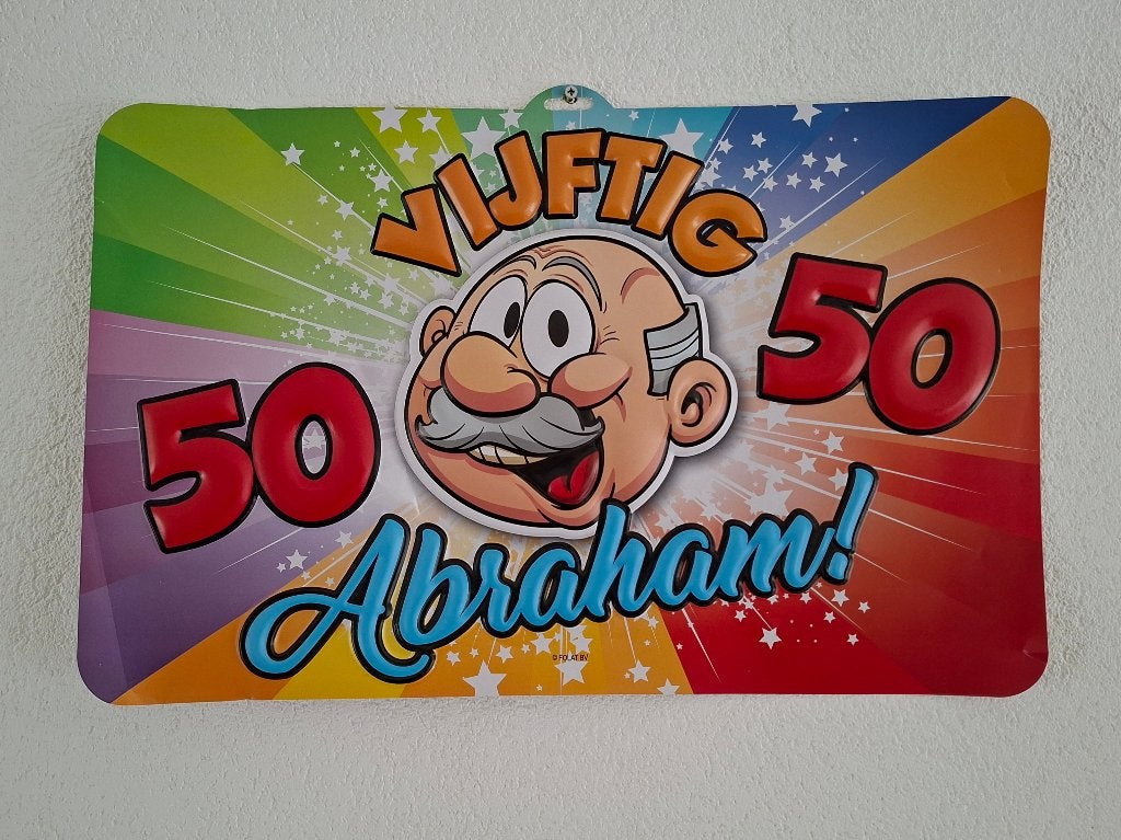 50 jaar Abraham feest aankleedpop masker ect., Ophalen of Verzenden, Abraham of Sarah