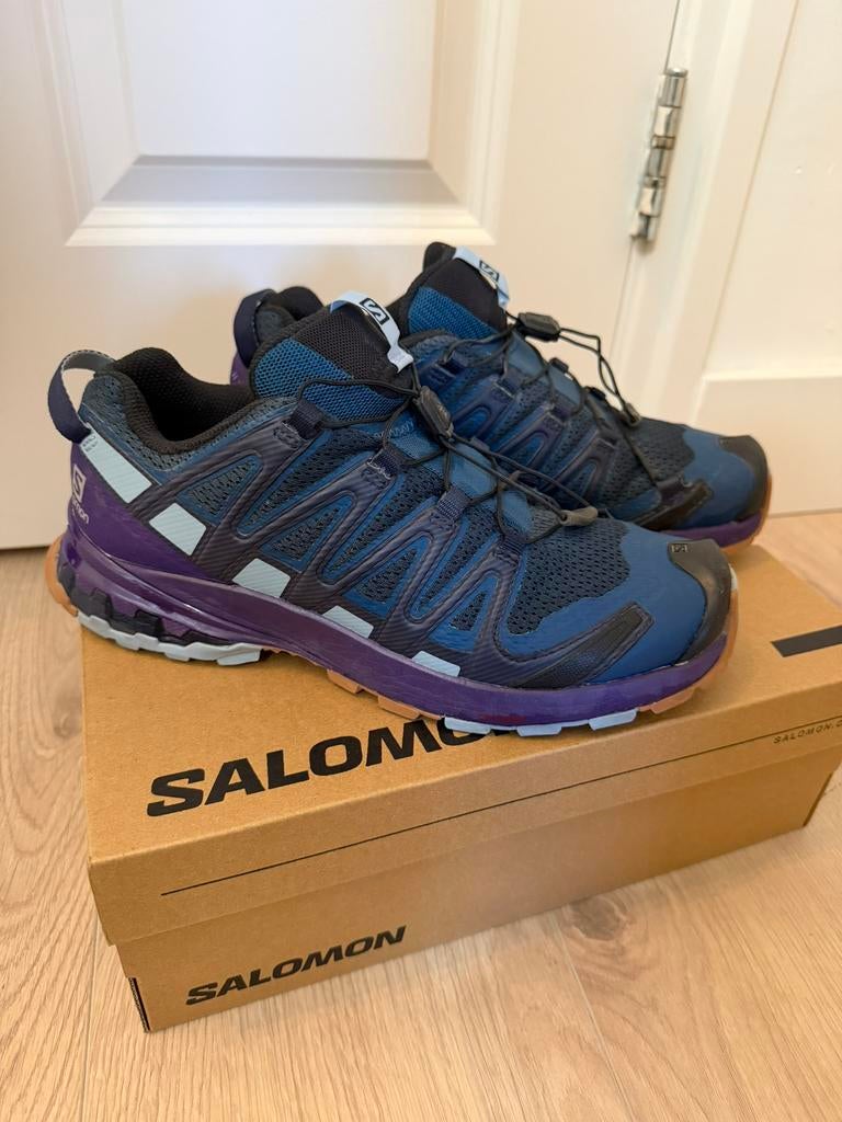 Salomon schoenen XA Pro 3D maat 38 2/3, Blauw, Zo goed als nieuw, Wandelschoenen, Ophalen of Verzenden