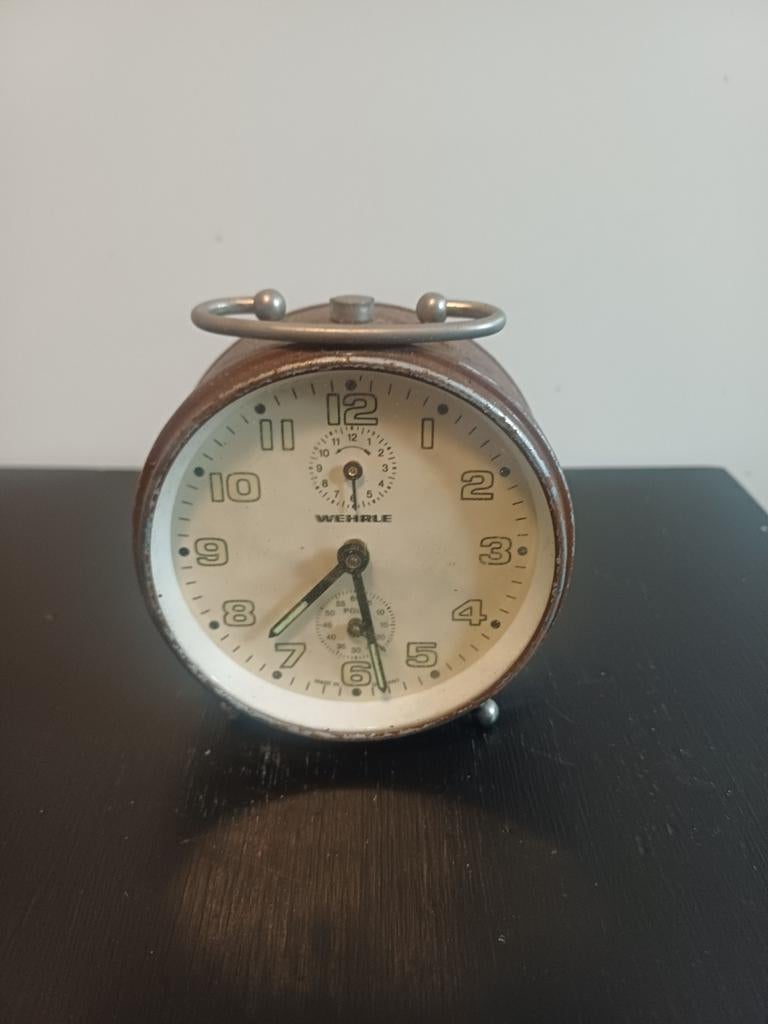 Vintage Wehrle Wekker - Charmante Retro Klok, Ophalen of Verzenden