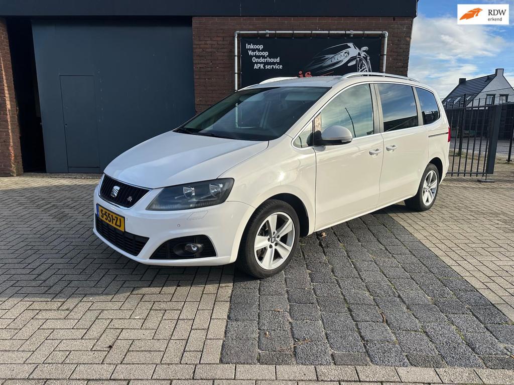 Seat Alhambra 1.4 TSI FR-Line*7Prs* DSG automaat*Cruise Cont, Auto's, Euro 5, Stof, Zwart, 4 cilinders