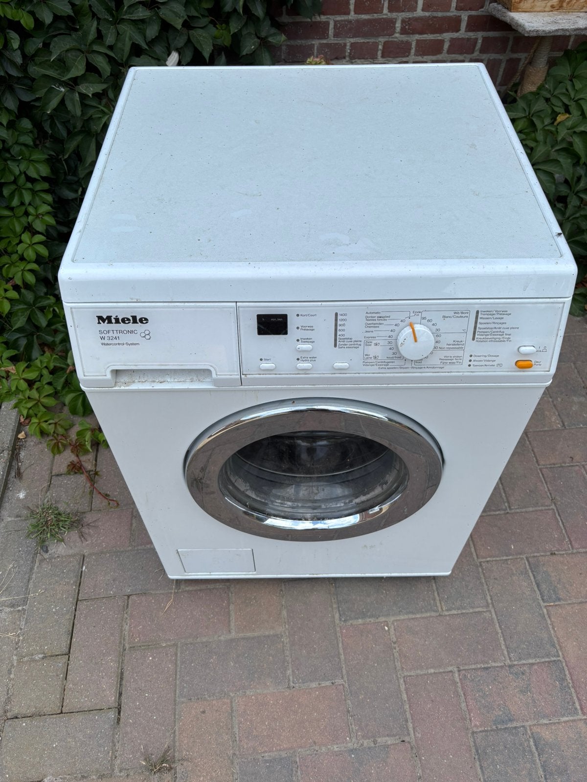 Miele wasmachine, Ophalen, Gebruikt, 1200 tot 1600 toeren, 85 tot 90 cm