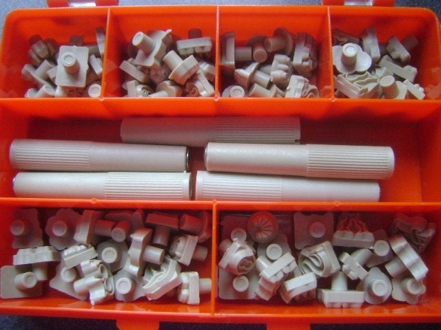 retro slagpennen met letters , cijfers en figuren doosje met, Hobby en Vrije tijd, Ophalen of Verzenden, Zo goed als nieuw
