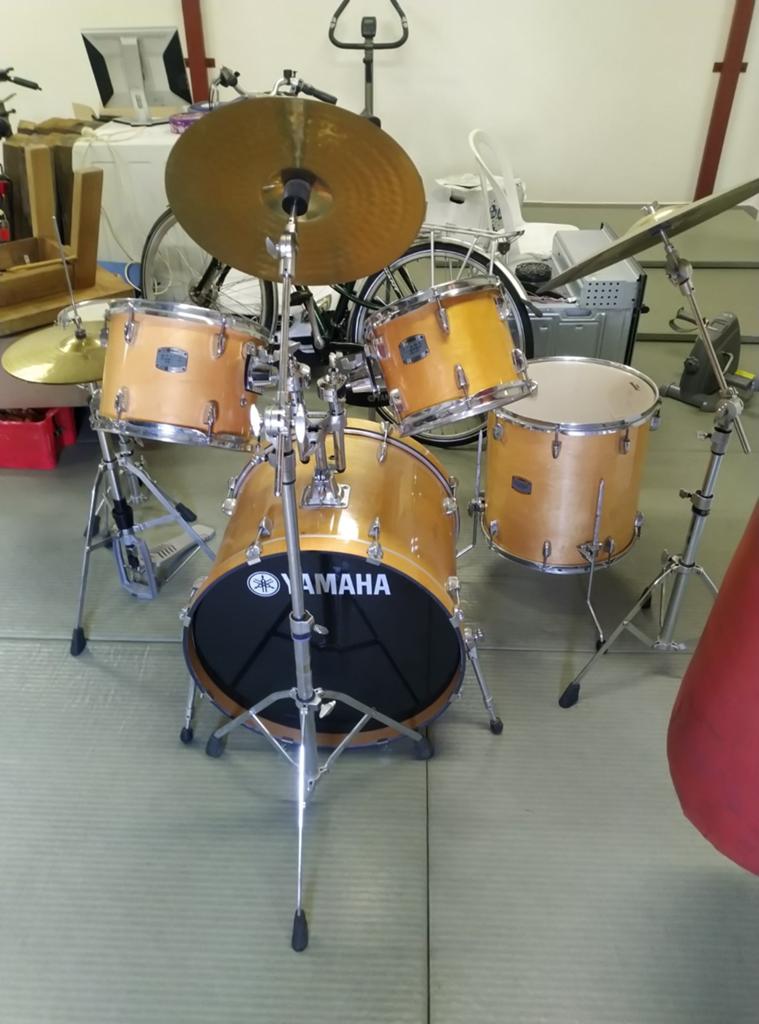 Drumstel Yamaha stage custom in goede staat., Muziek en Instrumenten, Ophalen, Yamaha