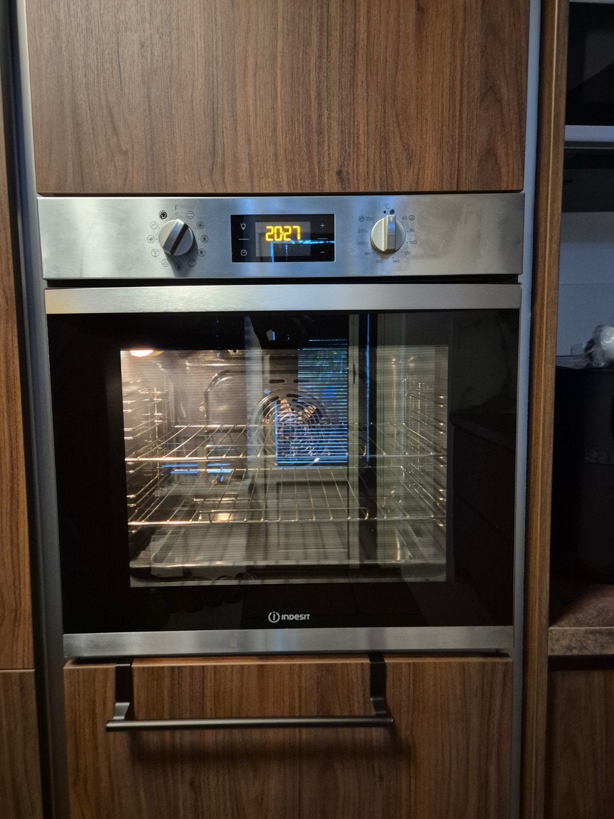 Indesit IFW 3844 H IX Inbouw Oven 60 x 60 cm - A+ Energiekla, Ophalen, Gebruikt, Oven, Hete lucht