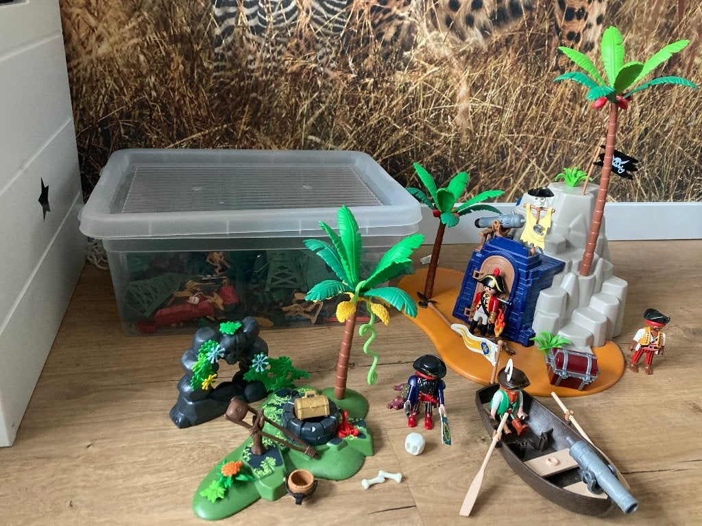 Playmobil piraten, Ophalen, Pirates, Complete set, Zo goed als nieuw