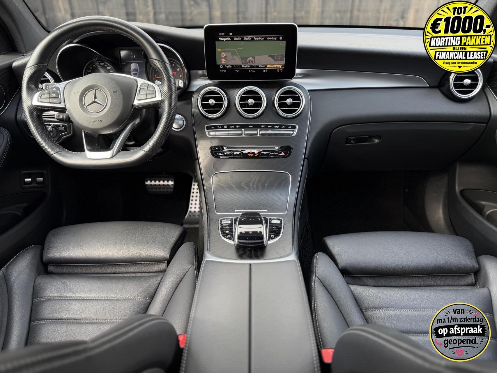 Mercedes GLC-klasse Coupé 250 4MATIC Premium| 1e eigenaar|, Gebruikt, 4 cilinders, Leder, Bedrijf