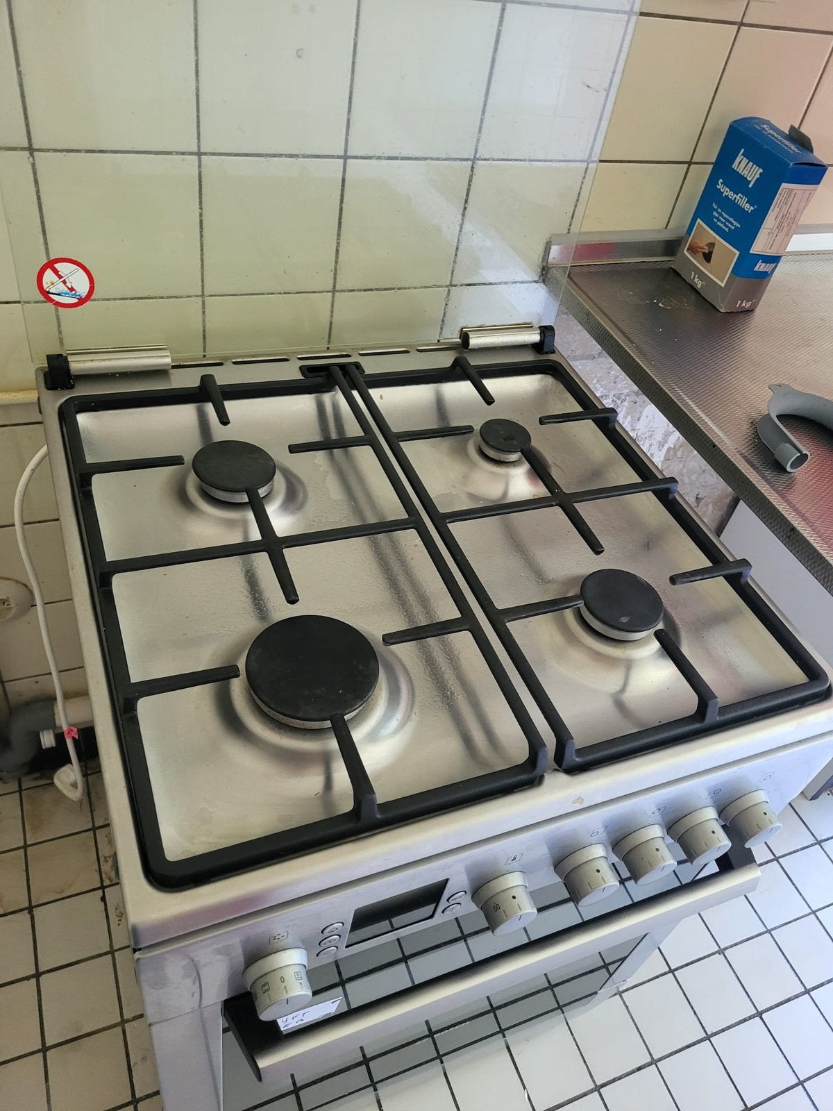 GasFornuis met oven ophalen in Groningen, Witgoed en Apparatuur, Ophalen, Gebruikt, Grill, 4 kookzones