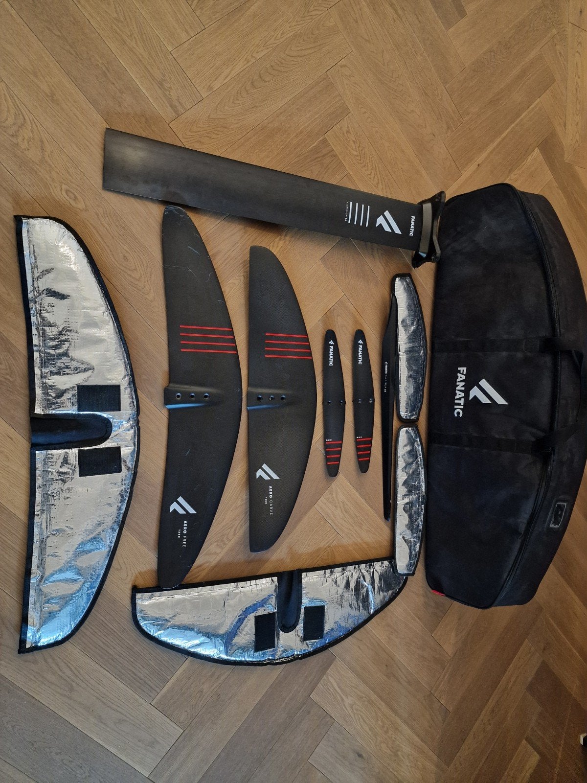 Fanatic Aero Free & Carve Foil Set. Eventueel incl board, Ophalen, Zo goed als nieuw
