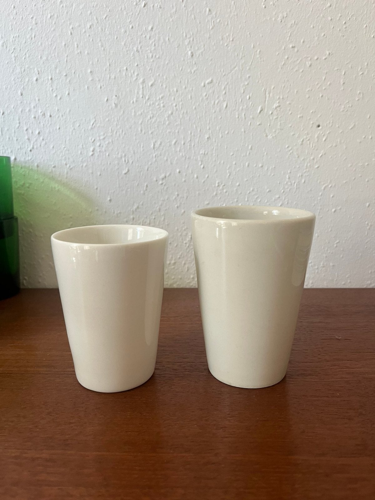 Vintage melkglazen Mosa & Hema Premier, Huis en Inrichting, Keuken | Servies, Ophalen, Zo goed als nieuw, Overige stijlen, Kop(pen) en/of Schotel(s)