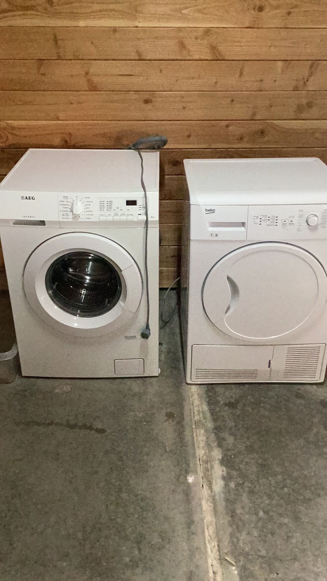 Wasmachine en droger, 6 tot 8 kg, Ophalen of Verzenden, Zo goed als nieuw, 85 tot 90 cm
