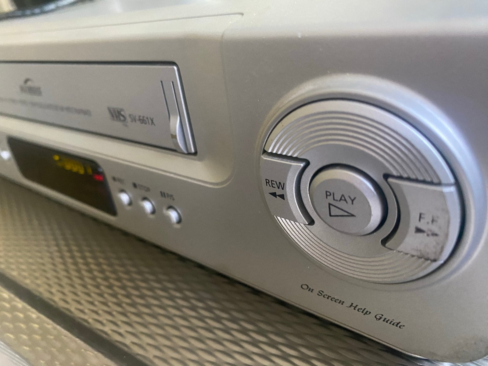 Samsung VHS videorecorder SV-661X - Zilver, Ophalen of Verzenden, Gebruikt, VHS-speler of -recorder