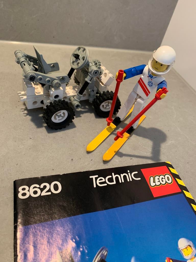 Vintage Lego 8620 - Snow Scooter (1986), Gebruikt, Lego, Compleet, Ophalen of Verzenden