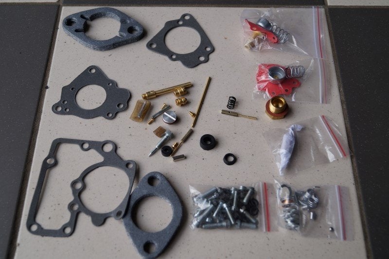 Nieuwe carburateur revisieset Nekaf M38a1 jeep, Info@m38a1.nl, Nekaf, Nieuw, Jeep