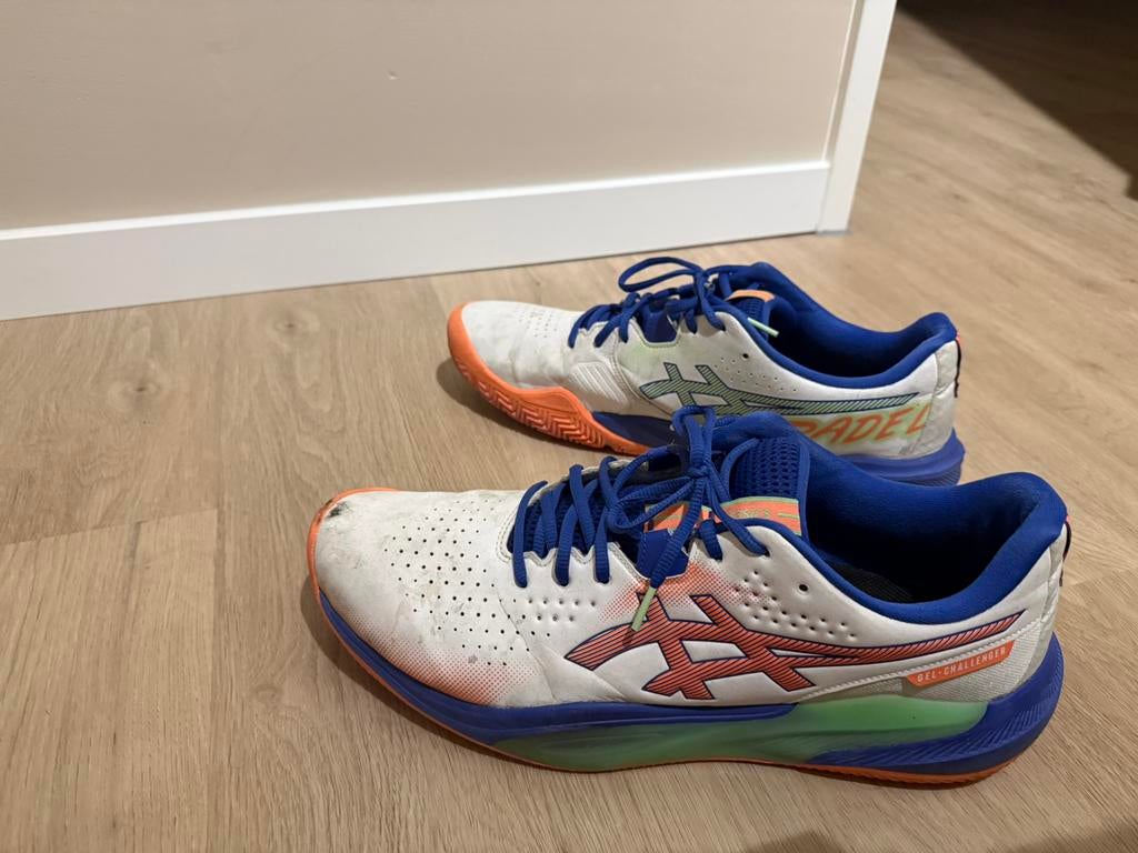 Asics padelschoenen 50.5, Ophalen of Verzenden, Zo goed als nieuw, Kleding, Asics