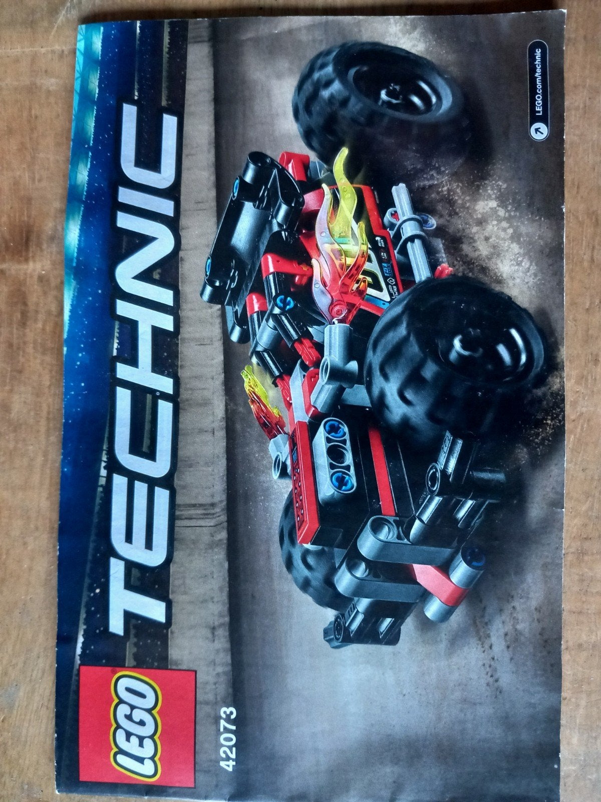 lego technic 42073 race auto, G1, Ophalen of Verzenden, Zo goed als nieuw