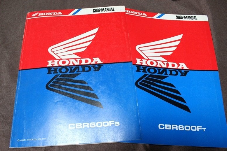 Honda CBR600Fs 1994 / 1995 motorcycle shop manual CBR 600, Motoren, Ophalen of Verzenden, Honda