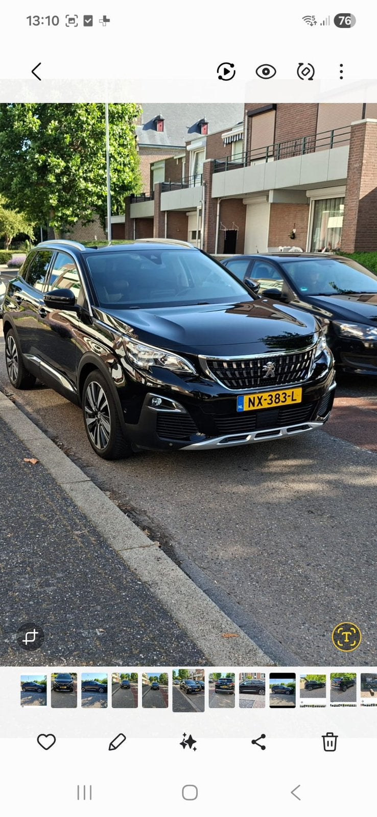 Peugeot 3008 1.2 Puretech met NIEUWE MOTOR, Regensensor, 1199 cc, Leder en Stof, Zwart