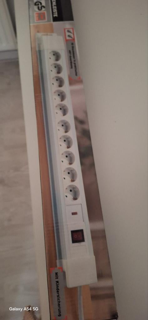 Powerfix Stekkerdoos met 10 Stopcontacten en Schakelaar, Ophalen of Verzenden, Nieuw