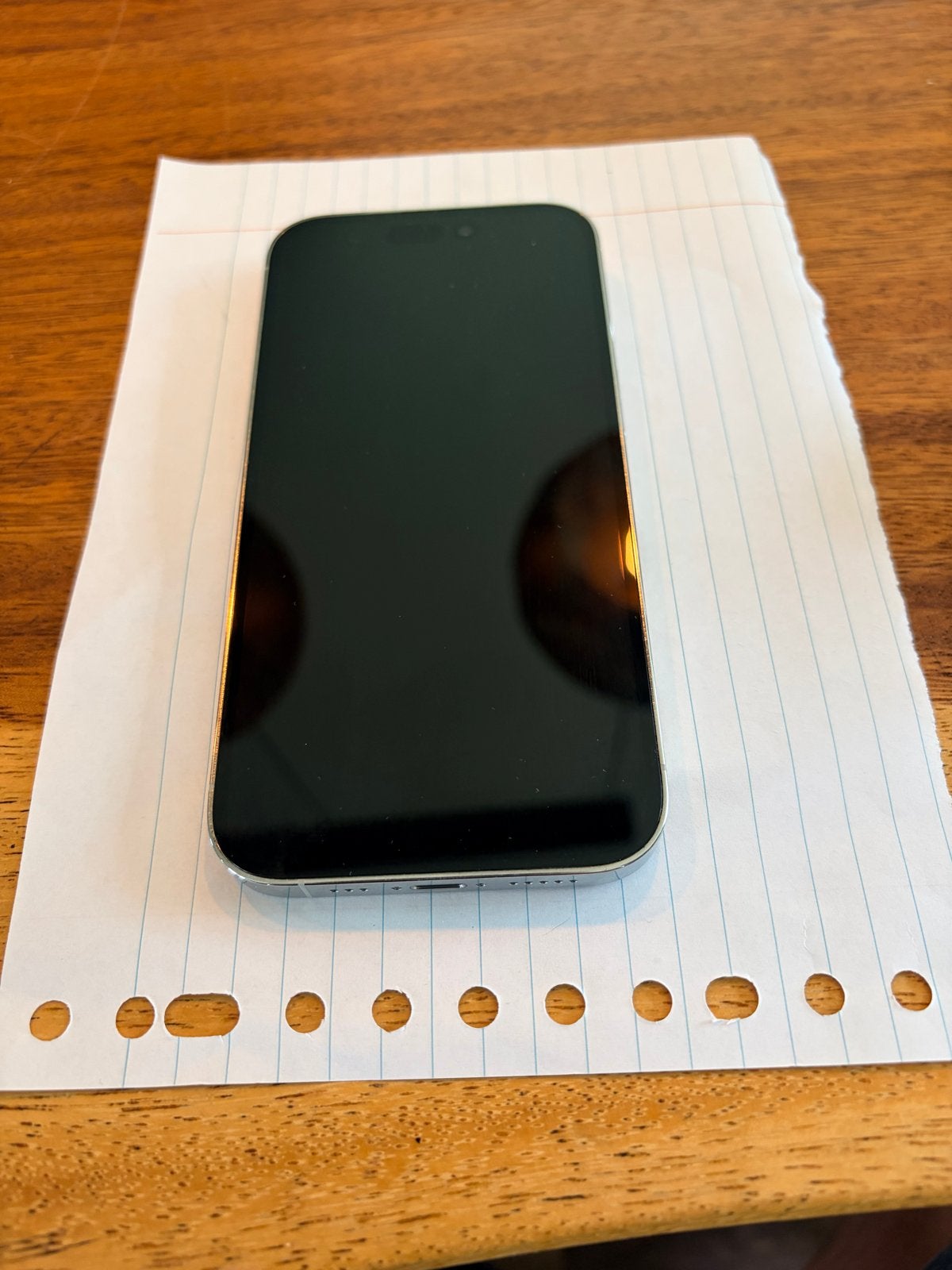 iPhone 14 Pro wit 128GB - Achterkant beschadigd, Ophalen, 86 %, Wit, Zo goed als nieuw