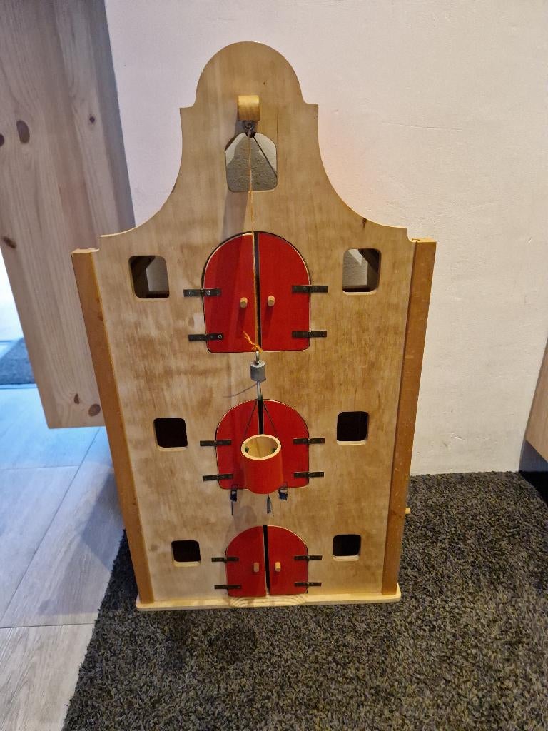 Houten pakhuis / poppenhuis, Ophalen, Gebruikt, Poppenhuis