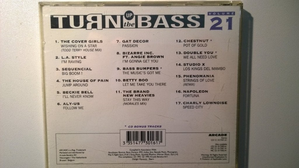 Turn Up The Bass Volume 21, Ophalen of Verzenden, Zo goed als nieuw, Dance en House, Album
