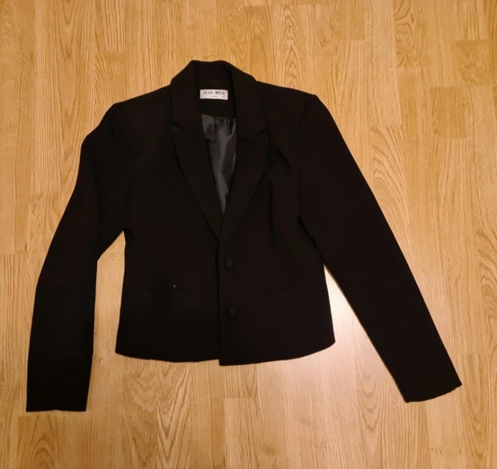Superleuke blazer Vero Moda Maat 38/40 zgan, Maat 38/40 (M), Vero Moda, Zwart, Ophalen of Verzenden