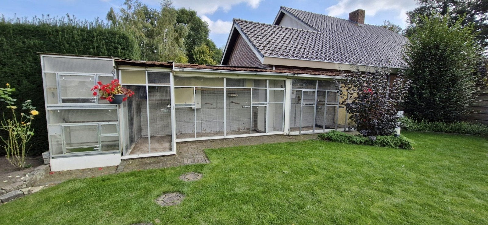 Alu volière te koop!, Dieren en Toebehoren, Ophalen, Gebruikt, Aluminium, Volière