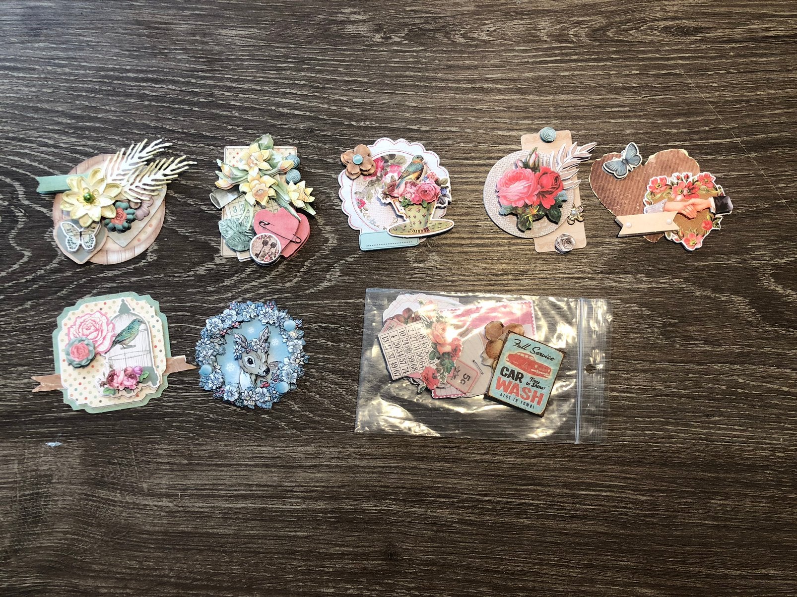 3d plaatjes voor kaart scrapbook, Ophalen of Verzenden, Zo goed als nieuw, Overige thema's, Pons of Mal