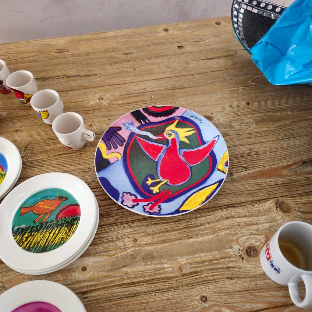 Herman Brood / Nikolai Carels / Cornille servies collectie, Ophalen, Keramiek, Zo goed als nieuw, Overige stijlen