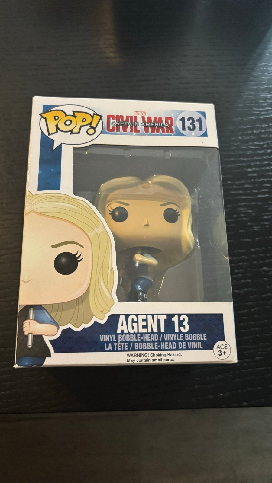 Funko Pop! Marvel Civil War Agent 13 #131, Ophalen of Verzenden, Nieuw