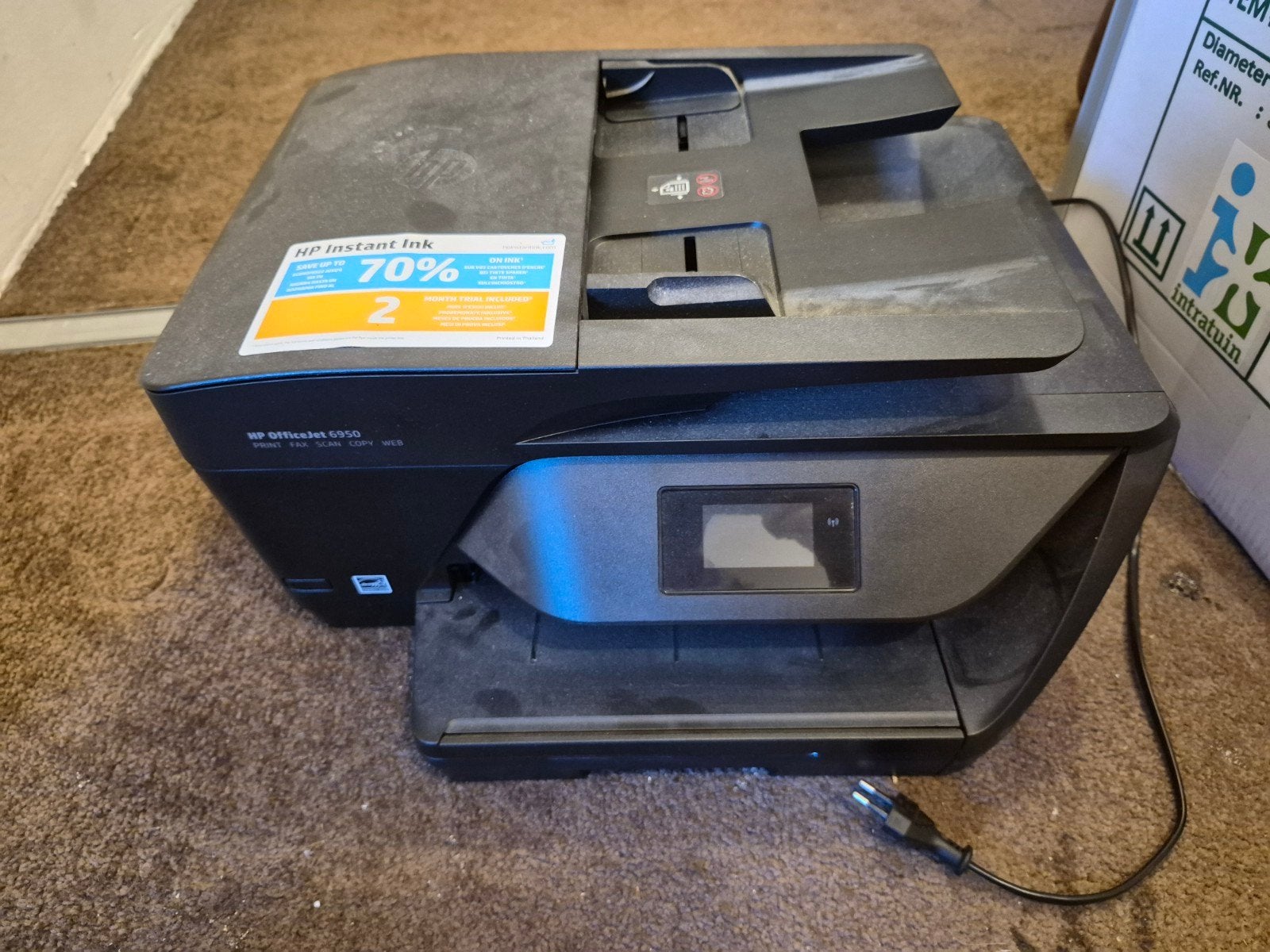 HP OfficeJet 6950 All-in-One Printer, Computers en Software, Printers, Ophalen, Gebruikt, Inkjetprinter, All-in-one