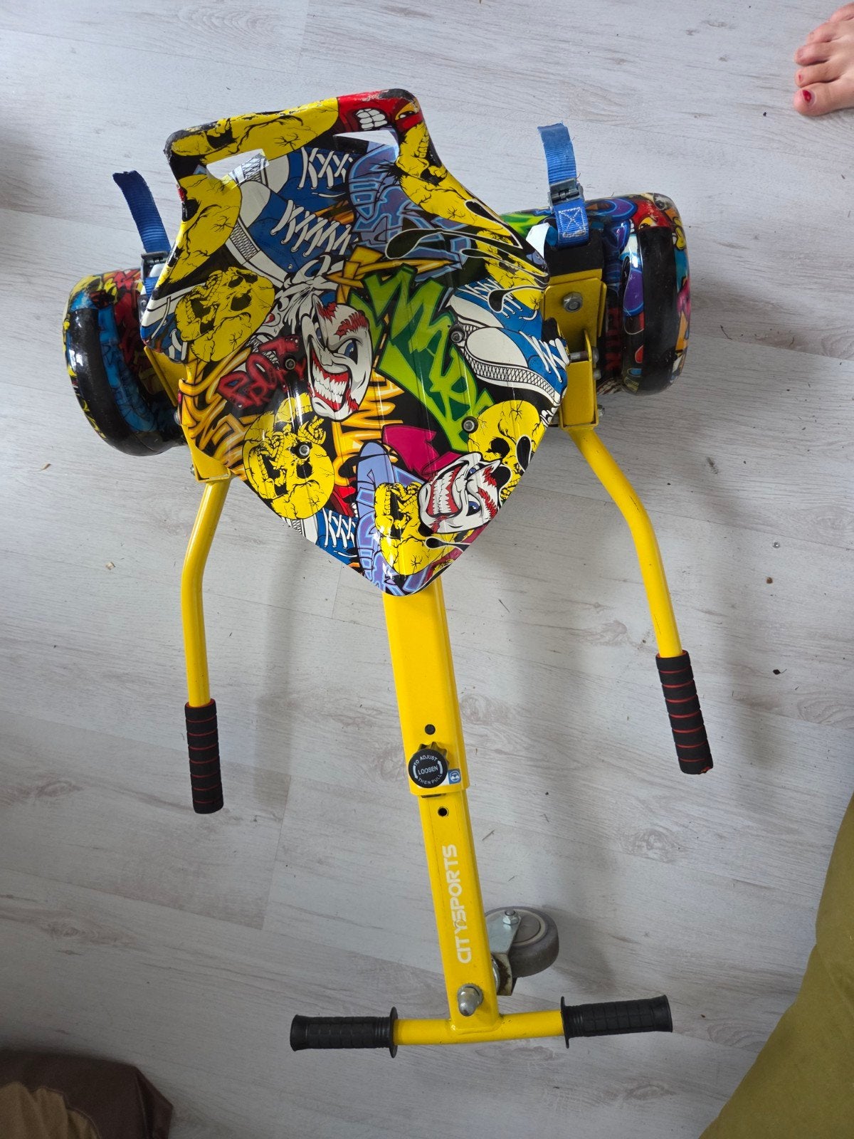 Hoverboard met kart - Graffiti design, Ophalen