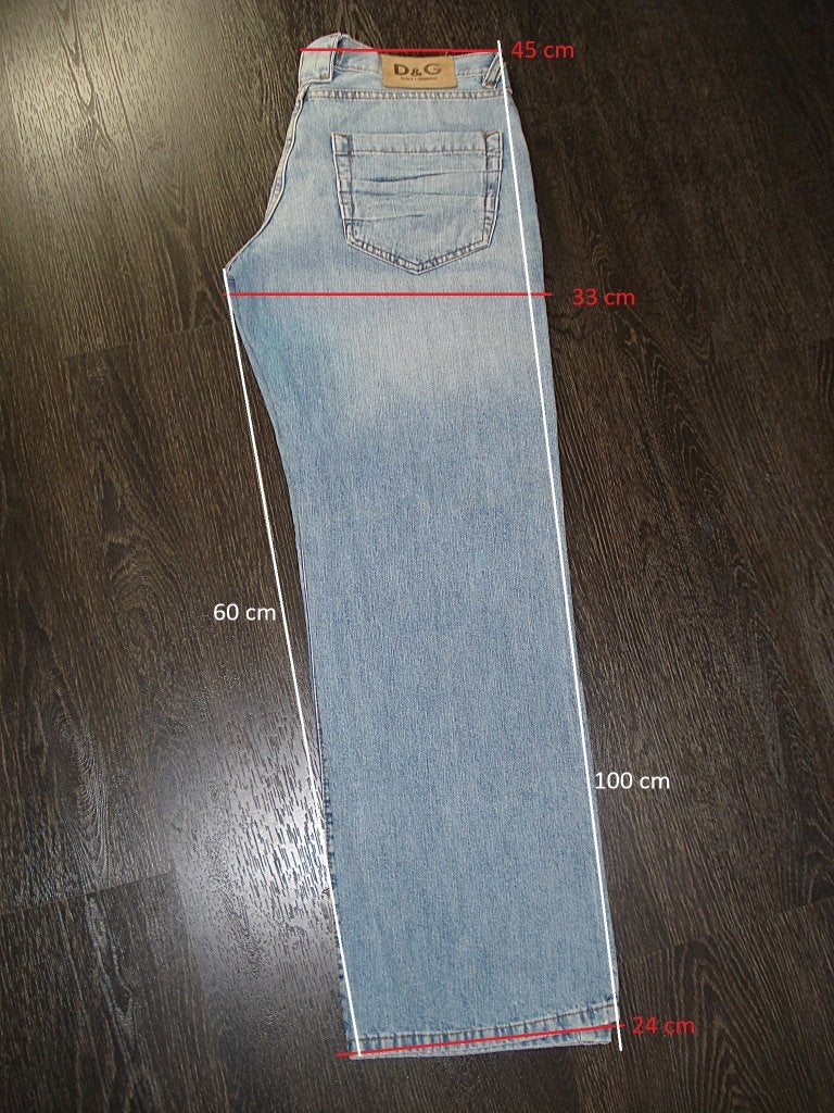 Dolce & Gabbana - D&G jeans heren - maat 36/L32, W36 - W38 (confectie 52/54), Dolce & Gabbana, Blauw, Ophalen of Verzenden