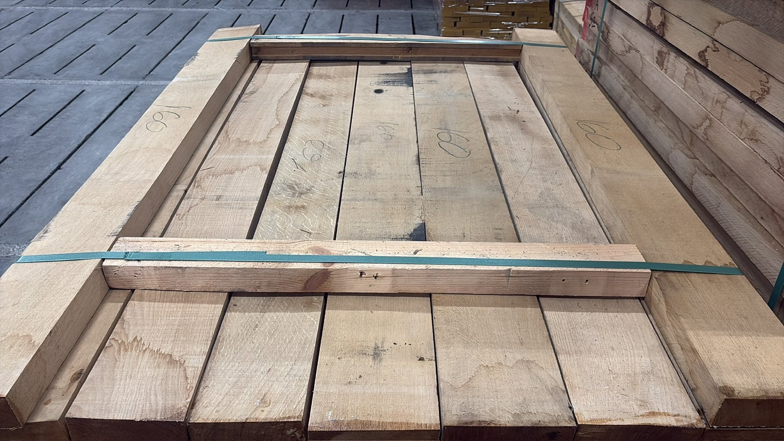 Diverse houtsoorten eiken/noten/essen/beuken, Tuin en Terras, Ophalen, Planken, Nieuw, Hardhout