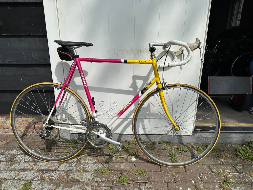Giant vintage racefiets xl, Fietsen en Brommers, Fietsen | Racefietsen, Ophalen, Gebruikt, Staal, Giant