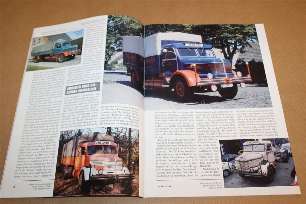Last & Kraft 3/94 — Mustang, MAN, Bussen e.a., Boeken, Ophalen of Verzenden, Gelezen, Tractor en Landbouw