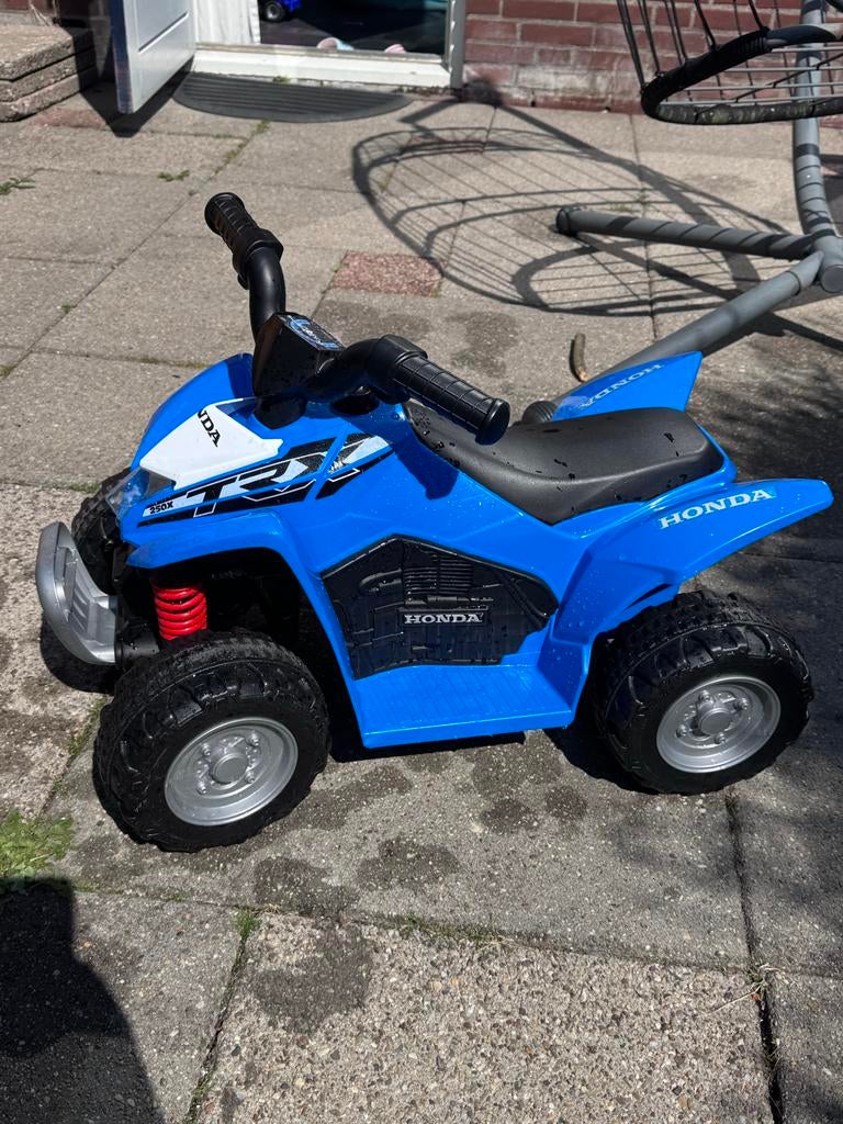 Blauwe Honda Kinder Quad - Elektrisch Loopvoertuig, Ophalen, Zo goed als nieuw, Overige typen