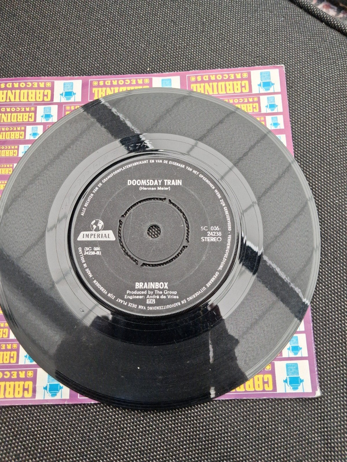 Brainbox - Doomsday Train / The Group (Single Vinyl), Ophalen of Verzenden, Gebruikt, Rock en Metal
